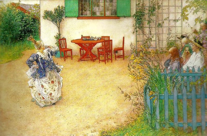 Carl Larsson lisbeth som den onde prinsessen